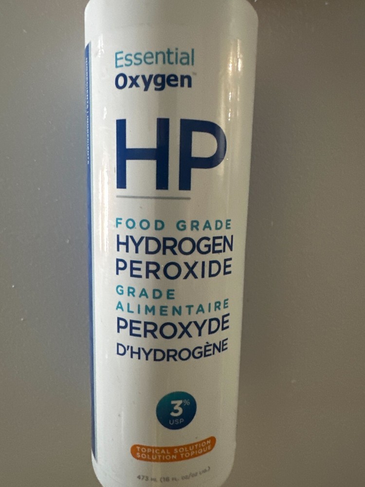 Essential Oxygen Food Grade Hydrogen Peroxide 16oz Exp 10/23