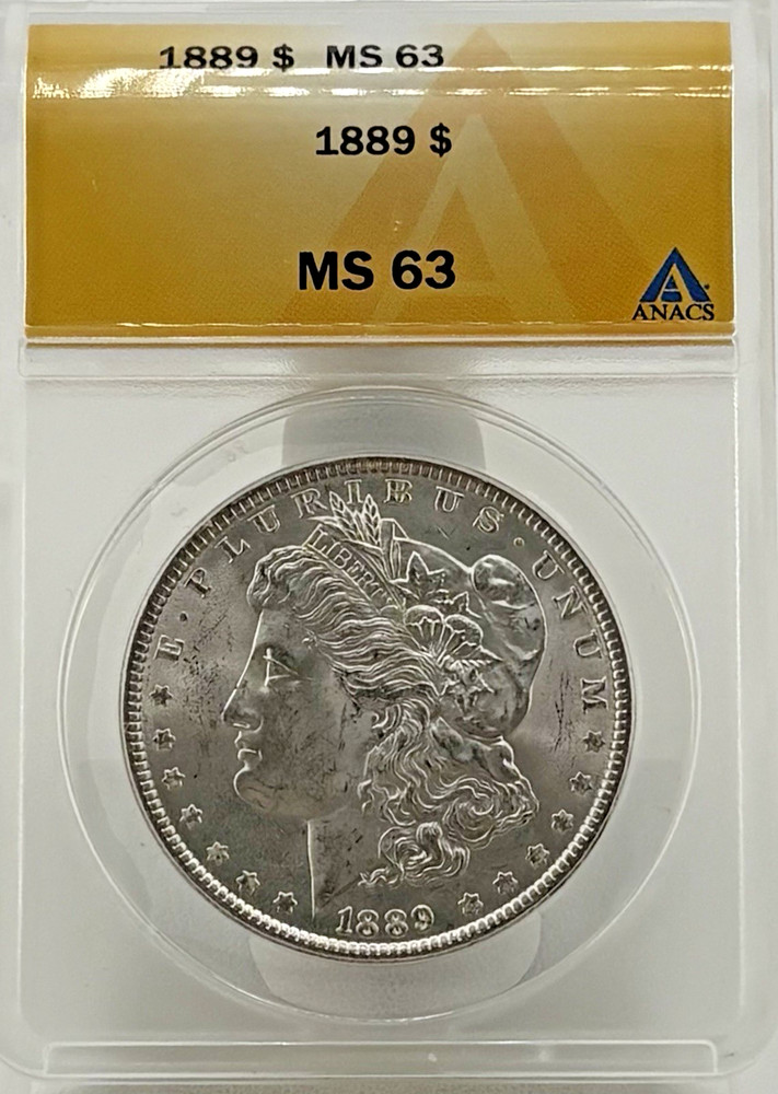 1889-P Morgan Silver $1 MS63 ICG