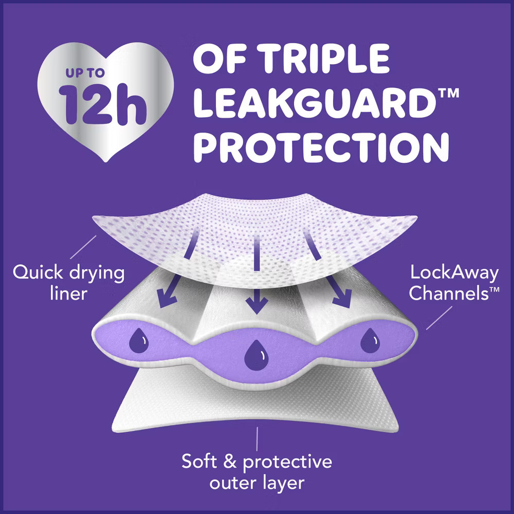 Luvs Pro Level Leak Protection Diapers Big Pack - Size 1 -
