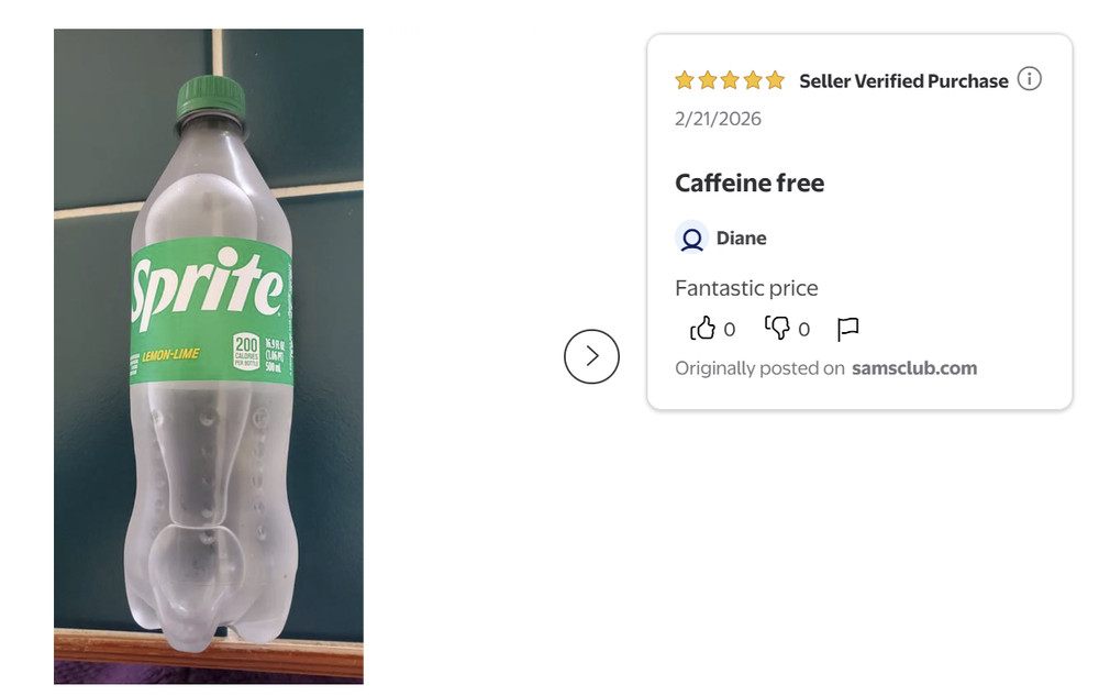 (Pack 2) Sprite Lemon Lime Soda 16.9 fl Oz Each 6 Pack Bottles