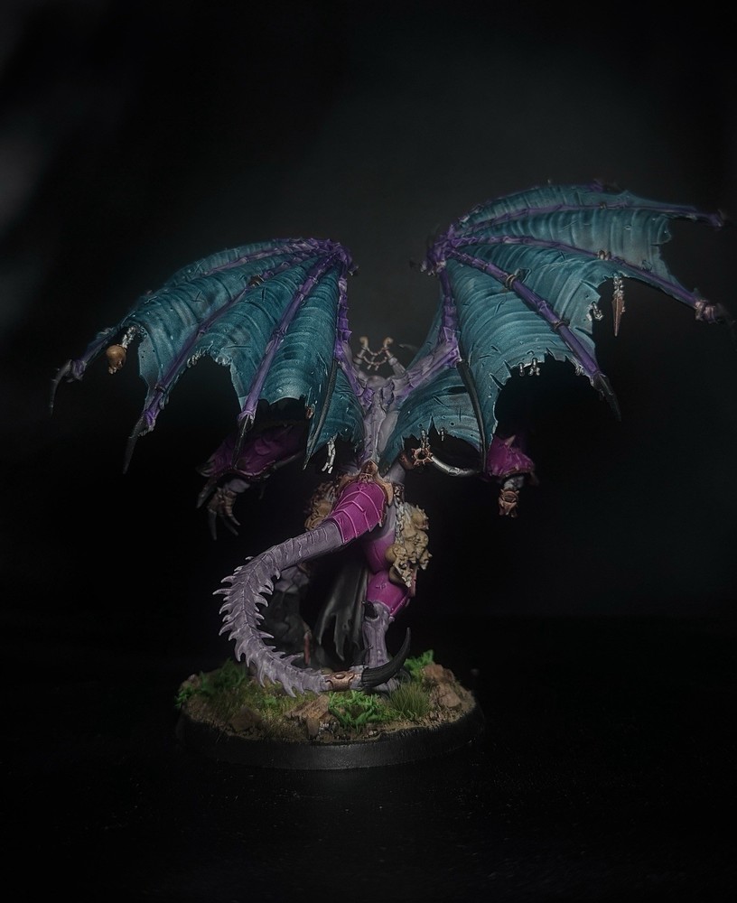 Warhammer 40k Daemon Prince Emperor’s Children (Winged) Commission
