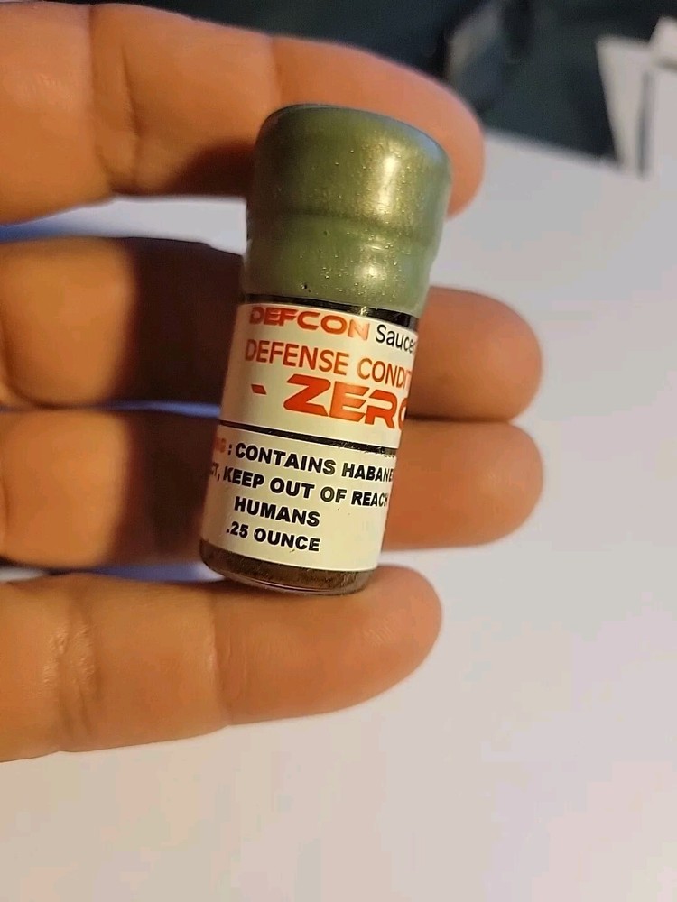 DEFCON Zero Batch 1 Reserve Bottle #8 SUPER RARE Blair's