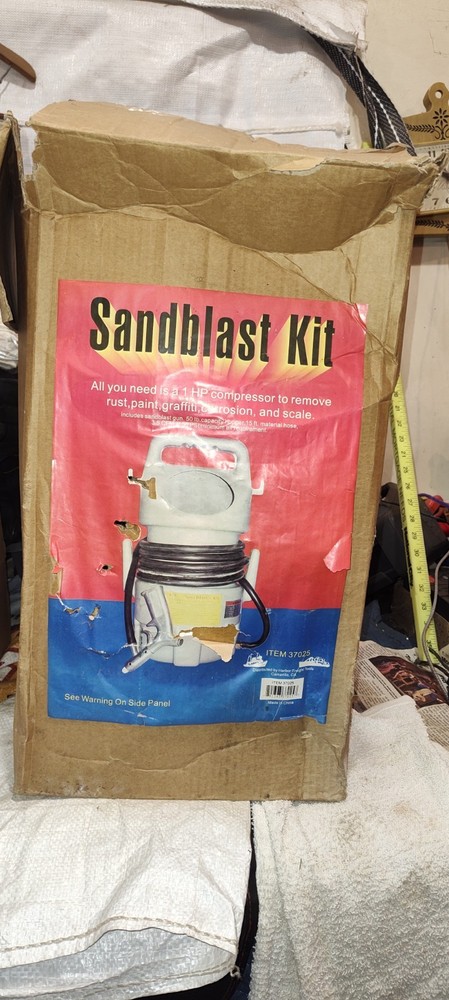 Harbor Freight Sand Blast Kit Item 37025