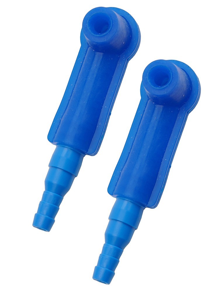 2Pcs Brake Bleeder Socket Seamless ABS and Rubber Design for Long Term Use