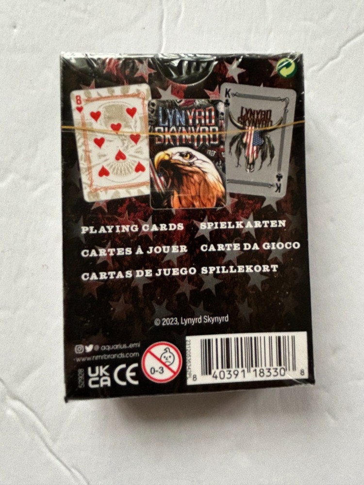 NEW Lynyrd Skynyrd Playing Cards