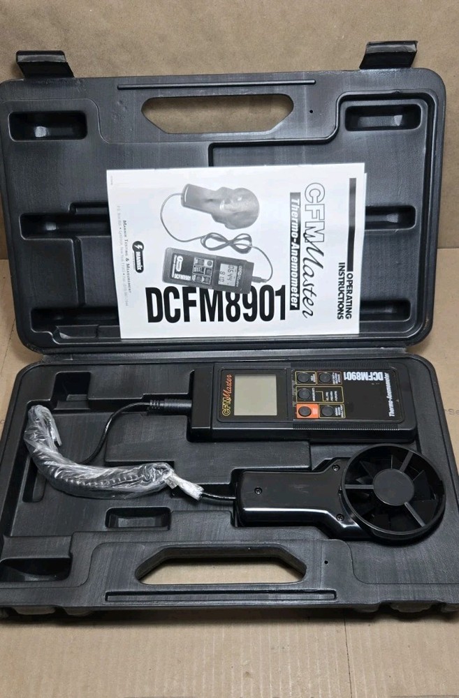 Mannix CFM Master Thermo-Anemometer DCFM8901
