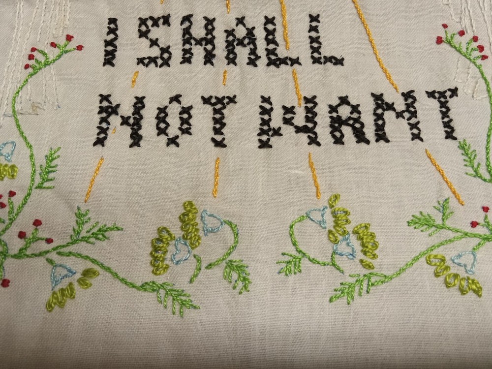 Hand Embroibered Piece For Framing