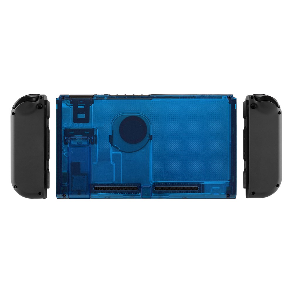 Clear Blue Back Plate Housing Shell Fix Kit for Nintendo Switch Handheld Console