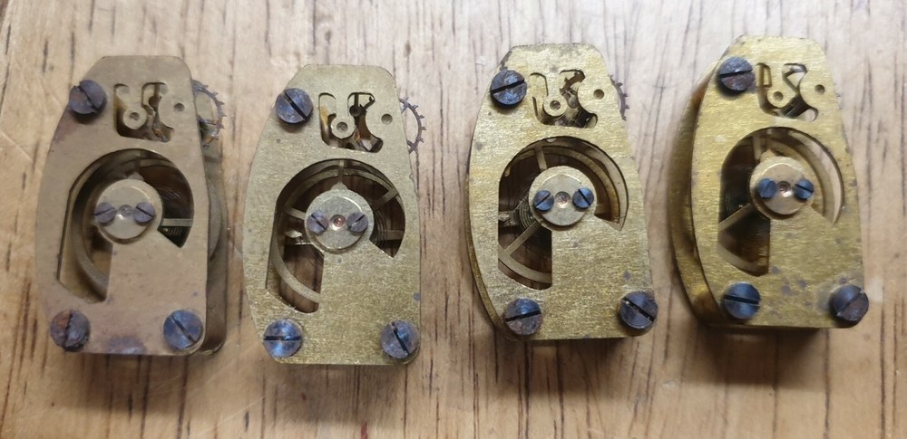 One Small Sized Part Curved Platform Escapement