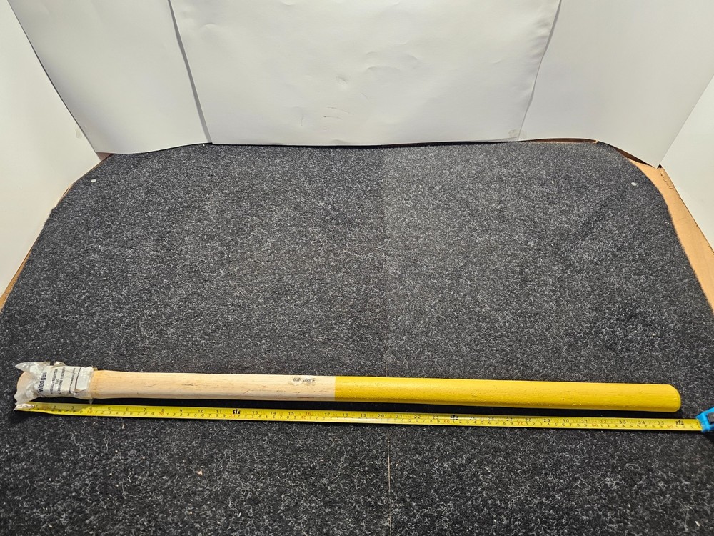 36 in. Hickory Sledge Handle Replacement Sledge Handle with Yellow paint *USED*