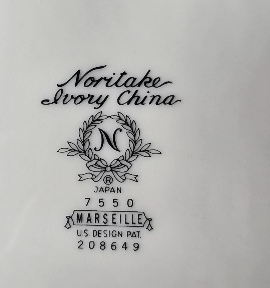 Noritake Marseille Creamer & Sugar Set