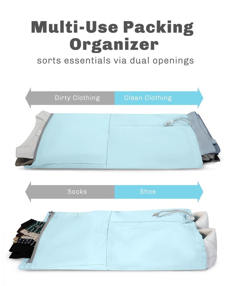 6 Set/ 4 Set/ 2 Set Compression Packing Cubes Travel Essentials Lightweight N...