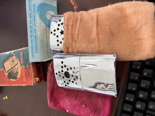 Vintage reusable hand warmers