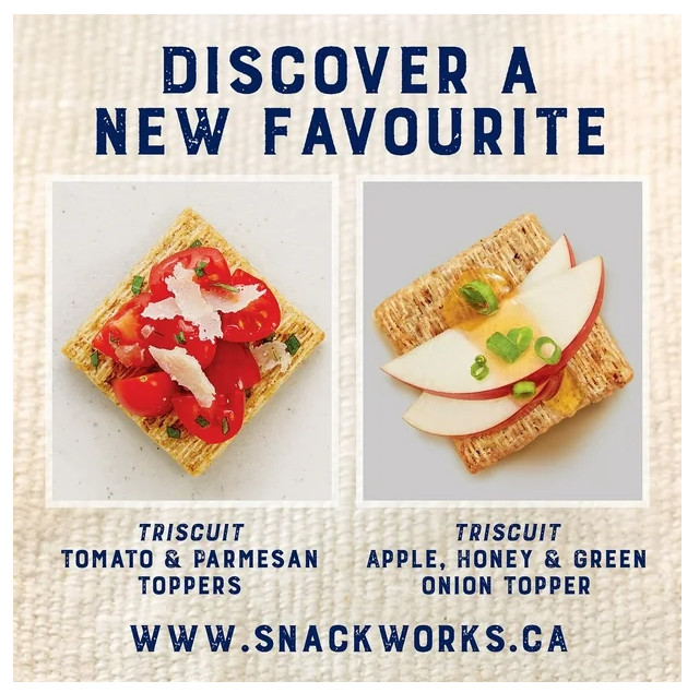 Triscuit Minis Original Crackers, 200g (2 Pack)