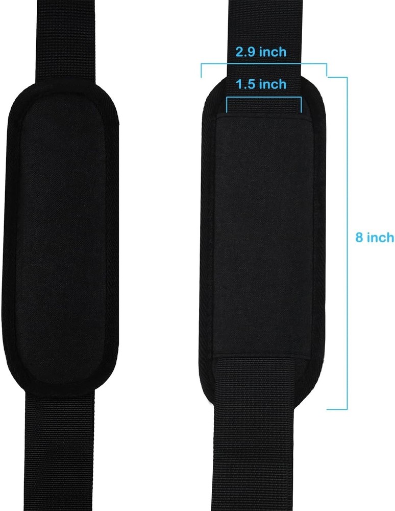 Shoulder Strap, 55" Universal Replacement Laptop Shoulder Strap Luggage Duffel B