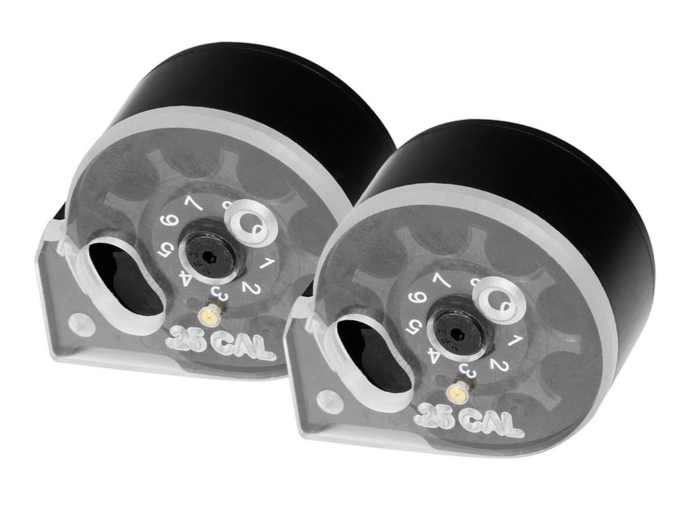 AIR VENTURI Avenger .25 Caliber Replacement 8 Pellet Magazine - 2 Pack