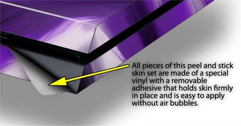 Skin for original PS4 Gaming Console Paint Blend Purple