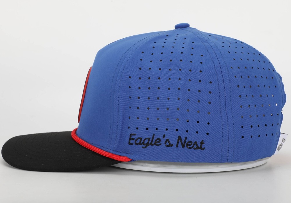 Rope Snapback Golf Hat/Cap Eagle's Nest Golf Co. (Blue/Red)
