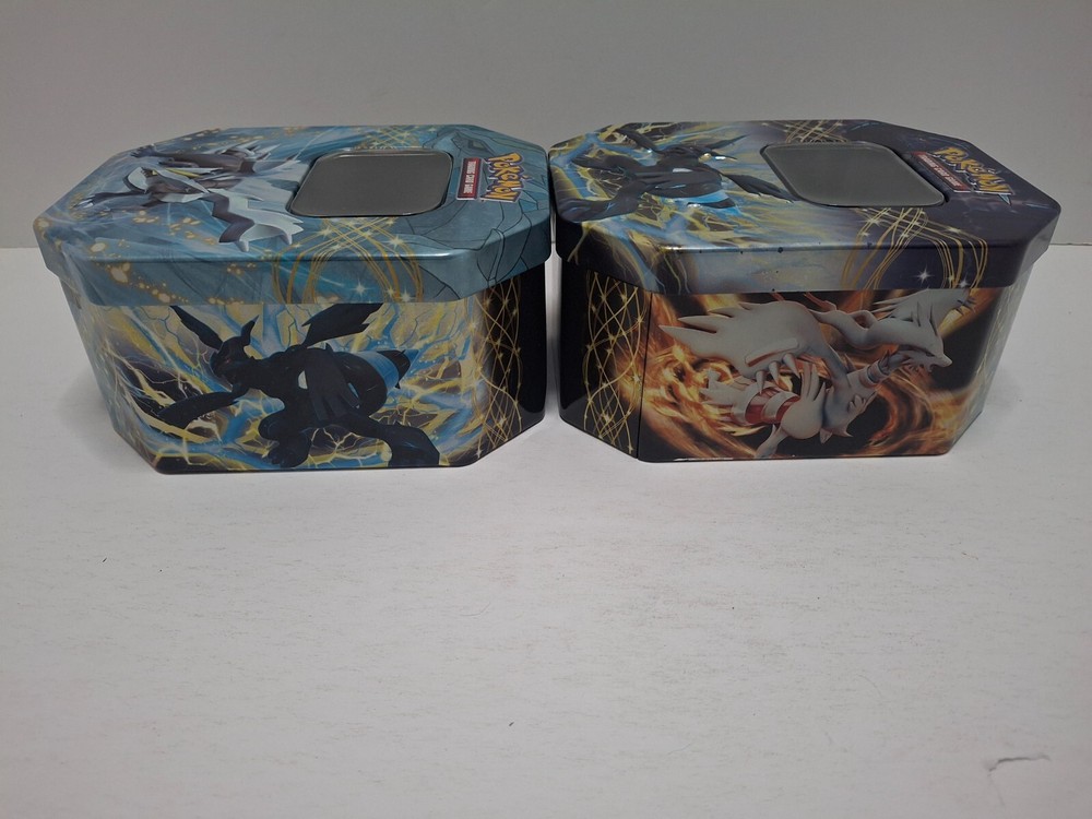 Lot of 2 Empty Pokemon Tins