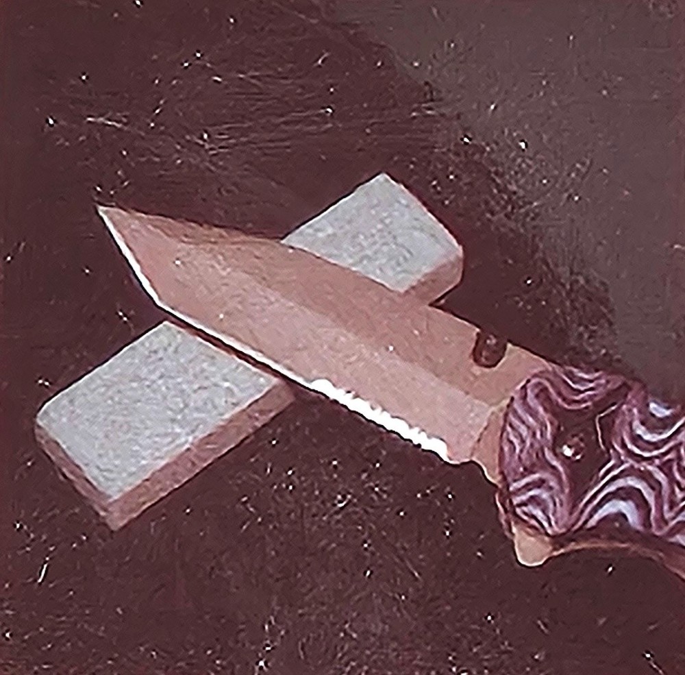 2pc Sharpening Stone Set Aluminum Oxide Hone Knife Blade Tool Sharpener