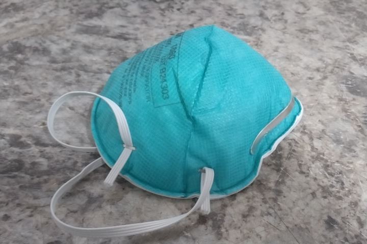 3M 1860 20 Pk Size Medium Green Disposable Respirator