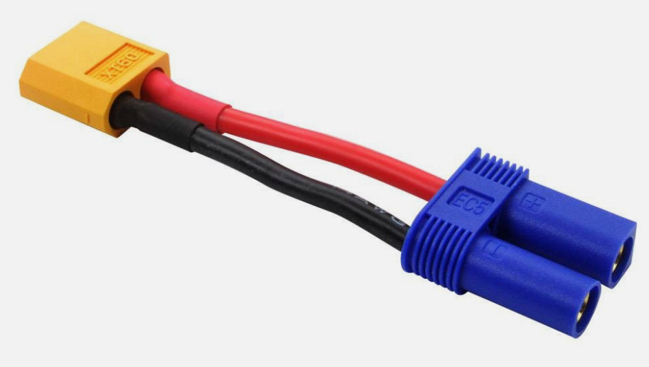 Lectron Pro EC5 FEMALE TO XT60 MALE ADAPTER
