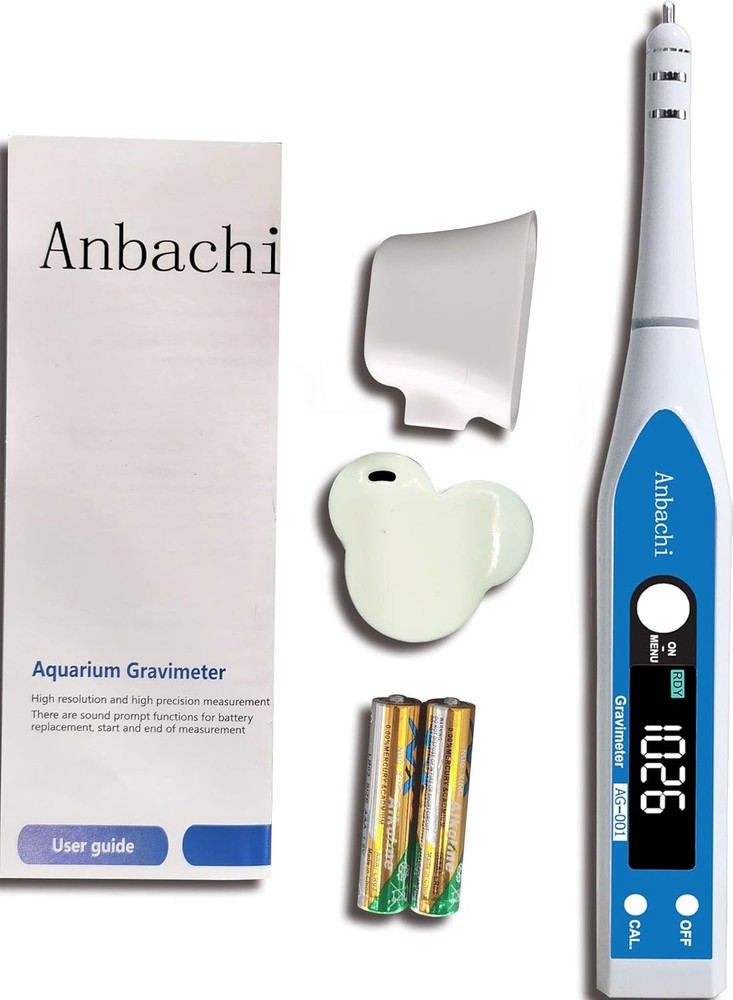 anbachi Digital Salinity Meter 3-in-1 Saltwater Tester