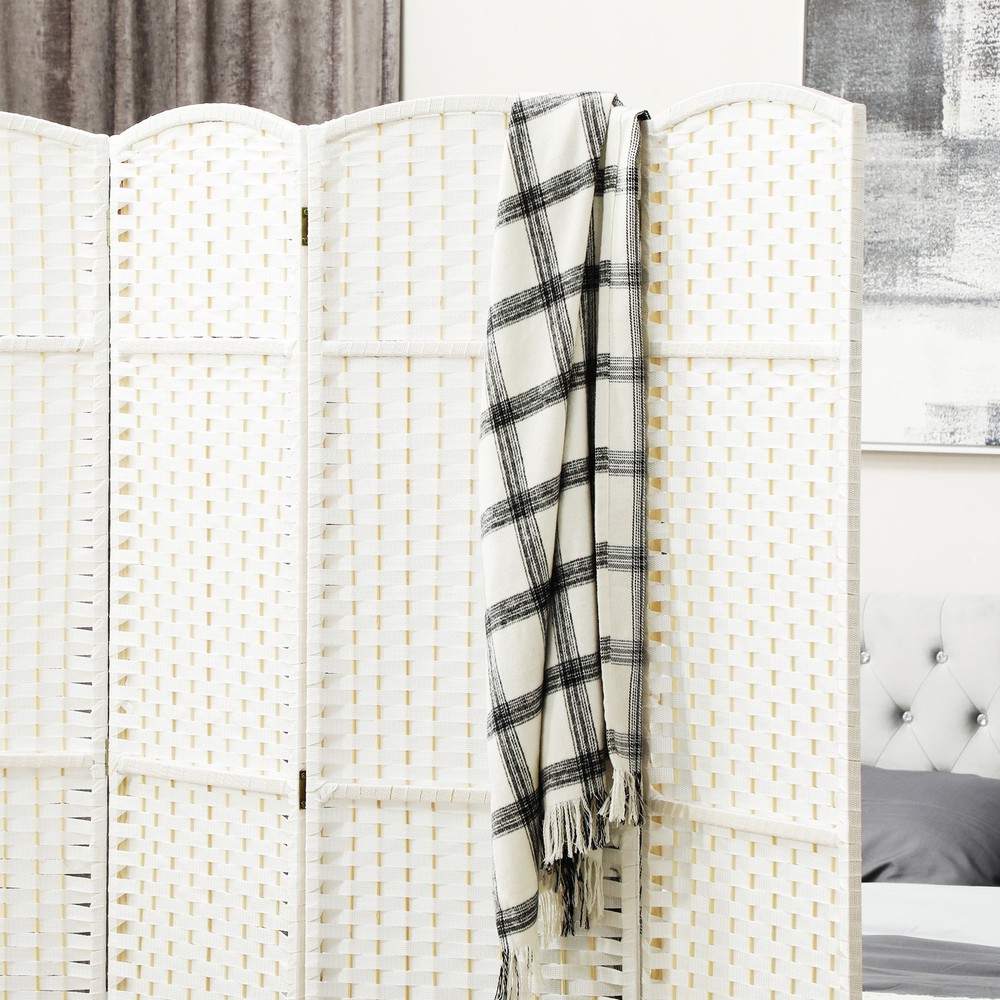 4 Panel Folding Room Divider Screen Privacy Screen Home Office Room Partition