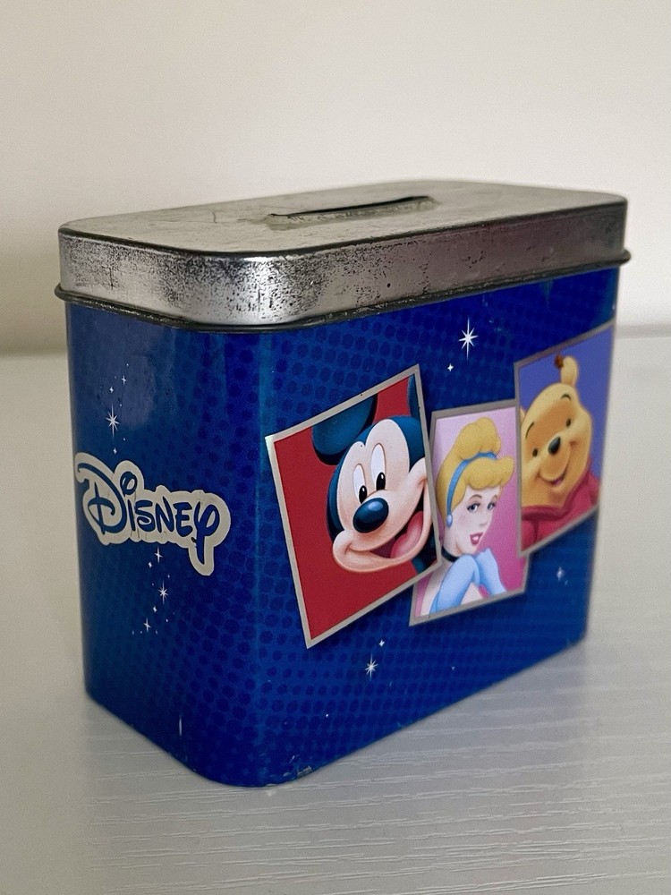 Vintage Small Disney Money Box Tin