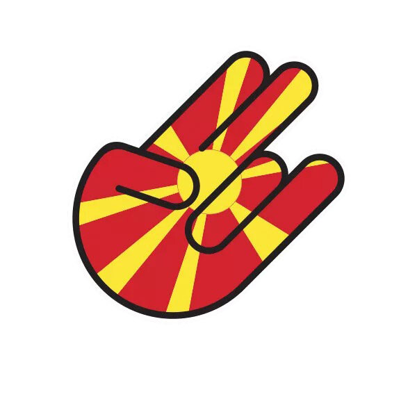 Macedonian Shocker Sticker