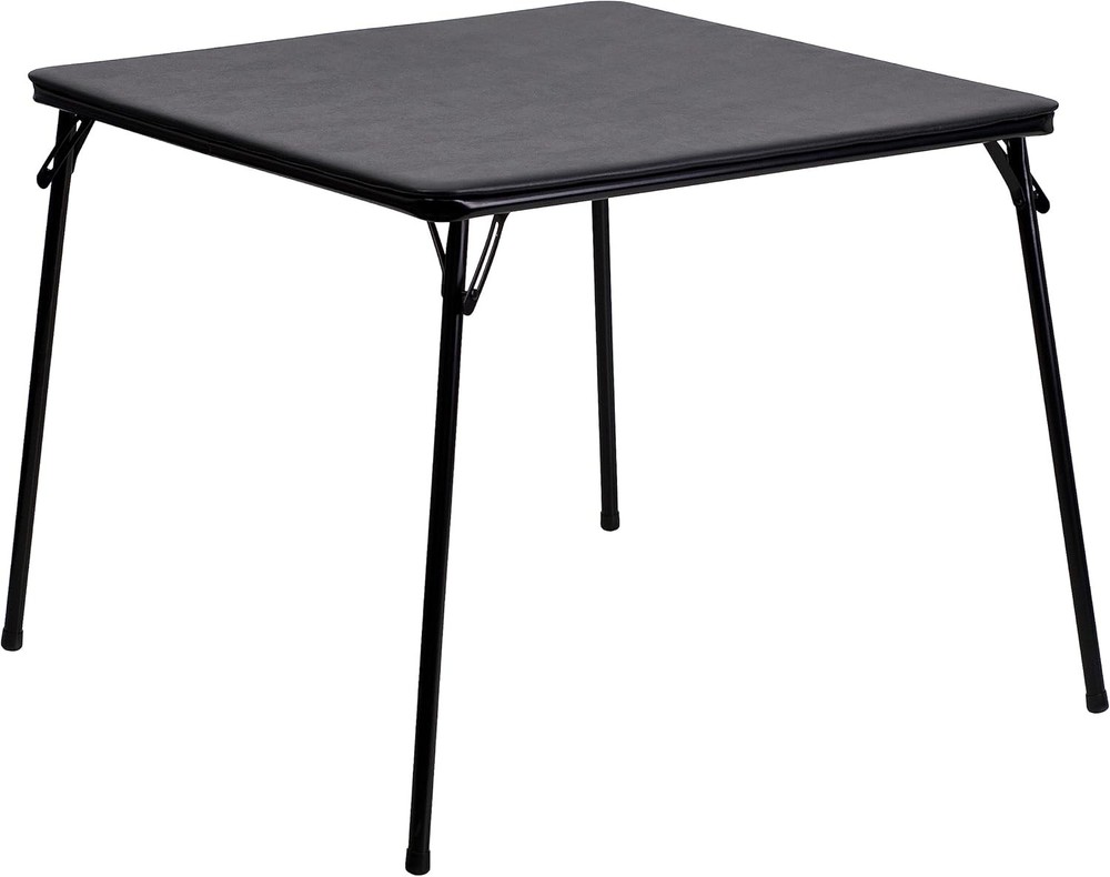 Madelyn 33.5" Square Folding Multipurpose Card Table W/ Padded Vinyl Top