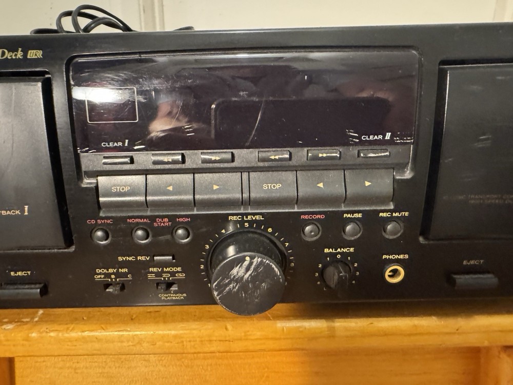 TEAC W-780R double cassette deck