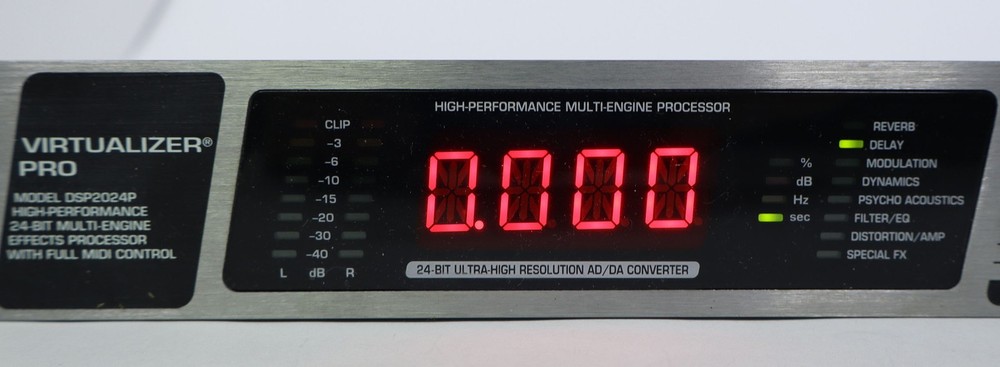 Behringer Virtualizer Pro DSP2024P High-Performance 24-bit Multi-Engine Effects