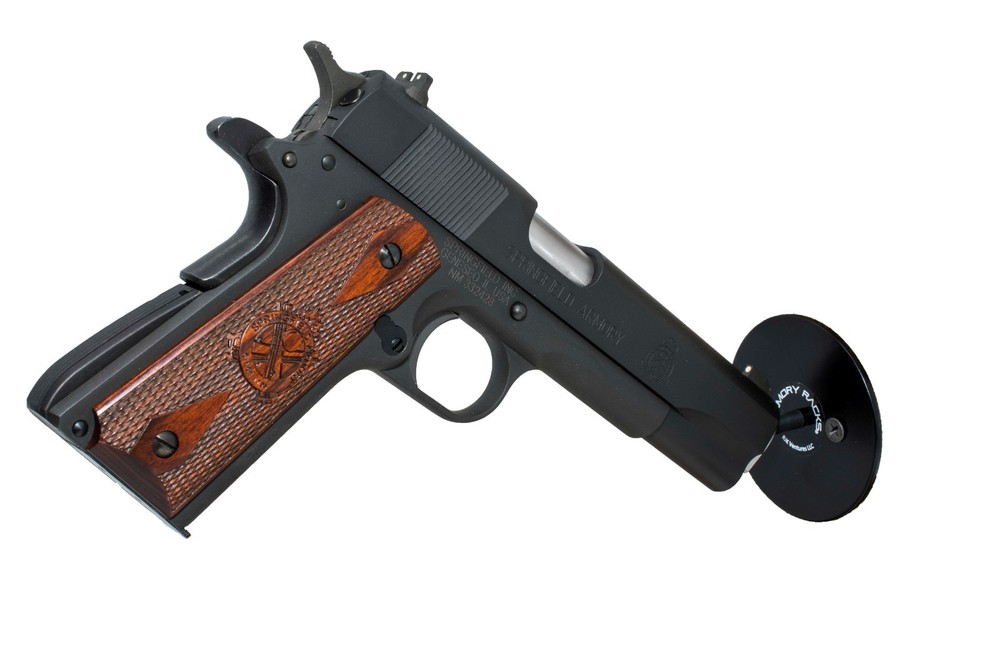Bullseye Wall-Mount Handgun Rack | Quick-Access Design