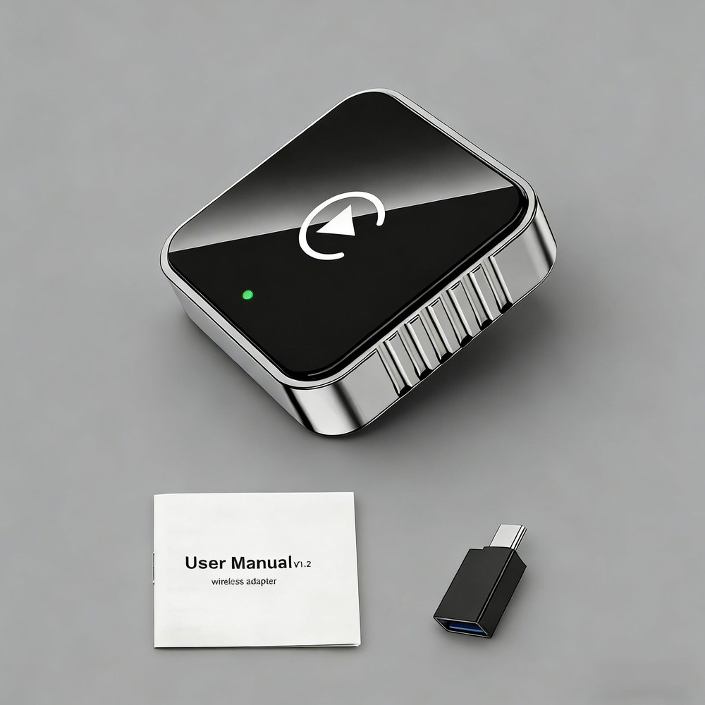 2-in-1 Wireless Carplay Android Auto Adapter Plug&play USB For Iphone Android rZ