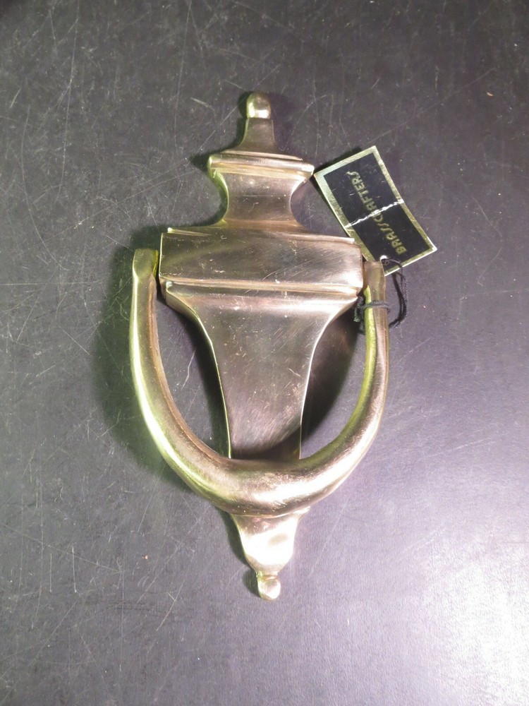 Brasscrafter's 8" Brass Door Knocker Urn Style