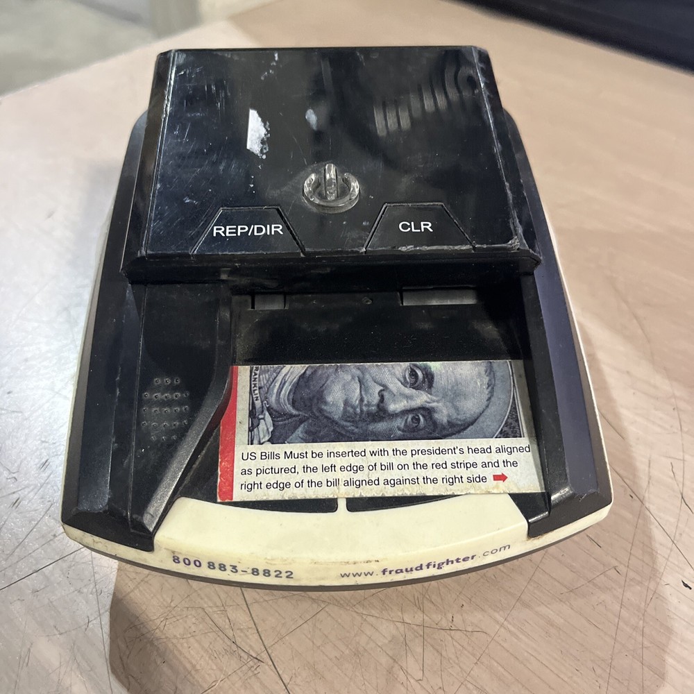 FRAUD FIGHTER CT-550 MONEY BILL CHECKER