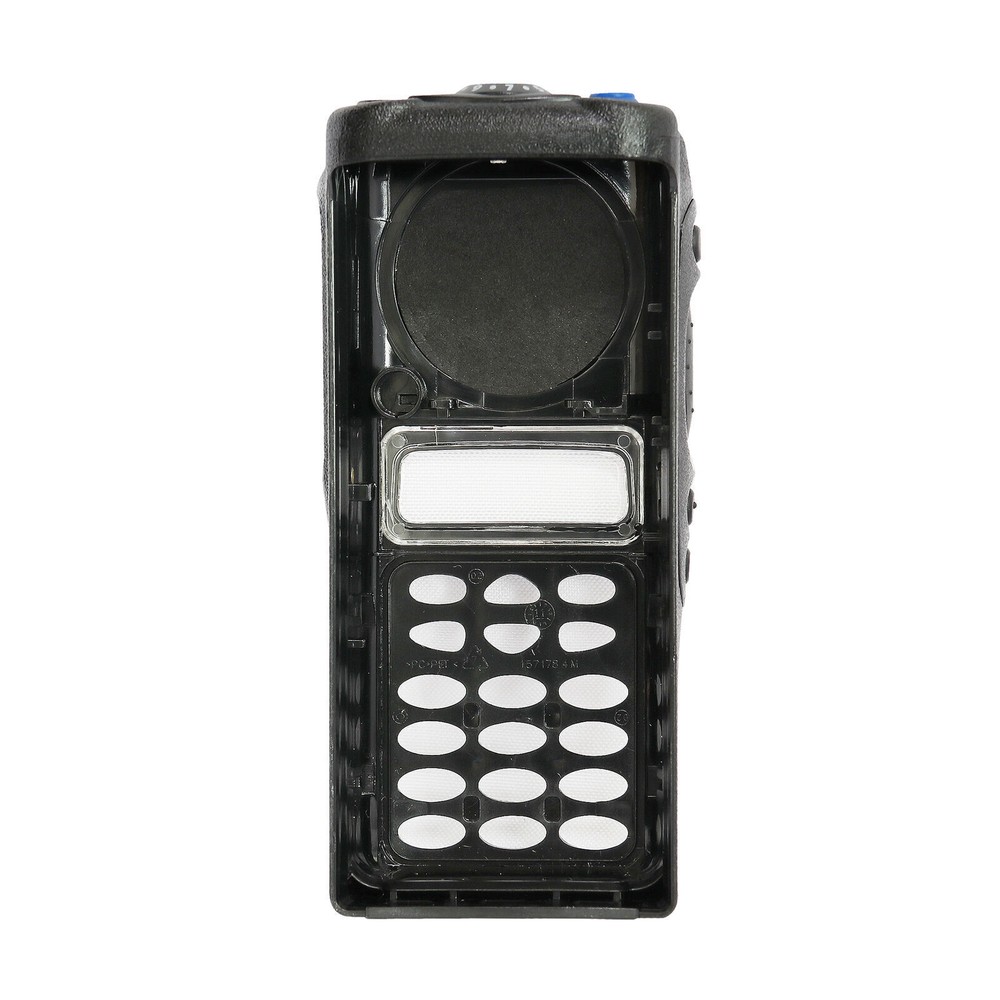 Black Front Housing Case Replacement for HT1250 HT Full-keypad Radio