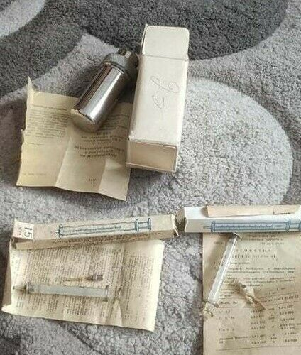 Sterilizer for syringes 1973 vintage USSR + two gift