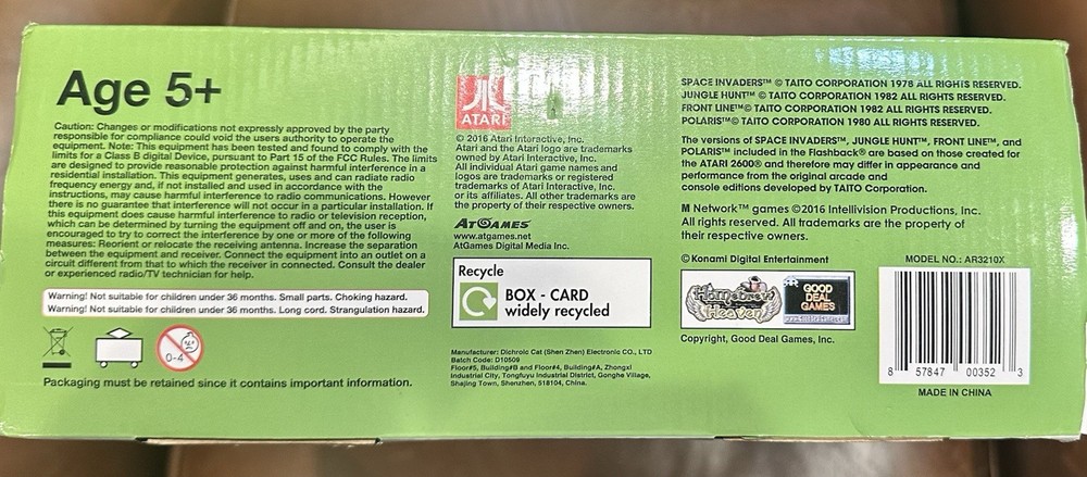 Atari Flashback 7 Classic Game Console Deluxe 101 Games EUC no manual