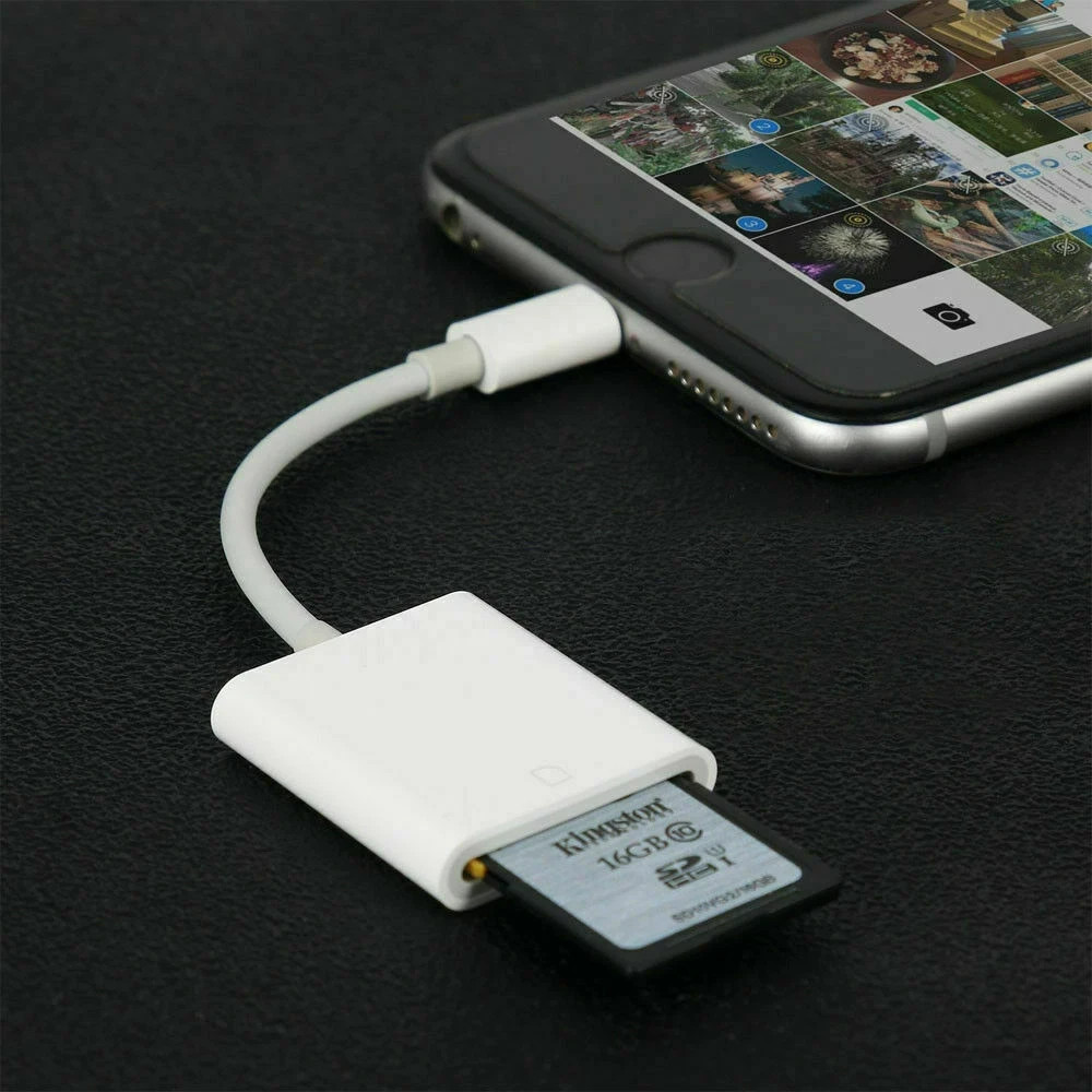 SD Card Reader iPhone/iPad Lightning To SD Card Camera Reader Adapter Converter