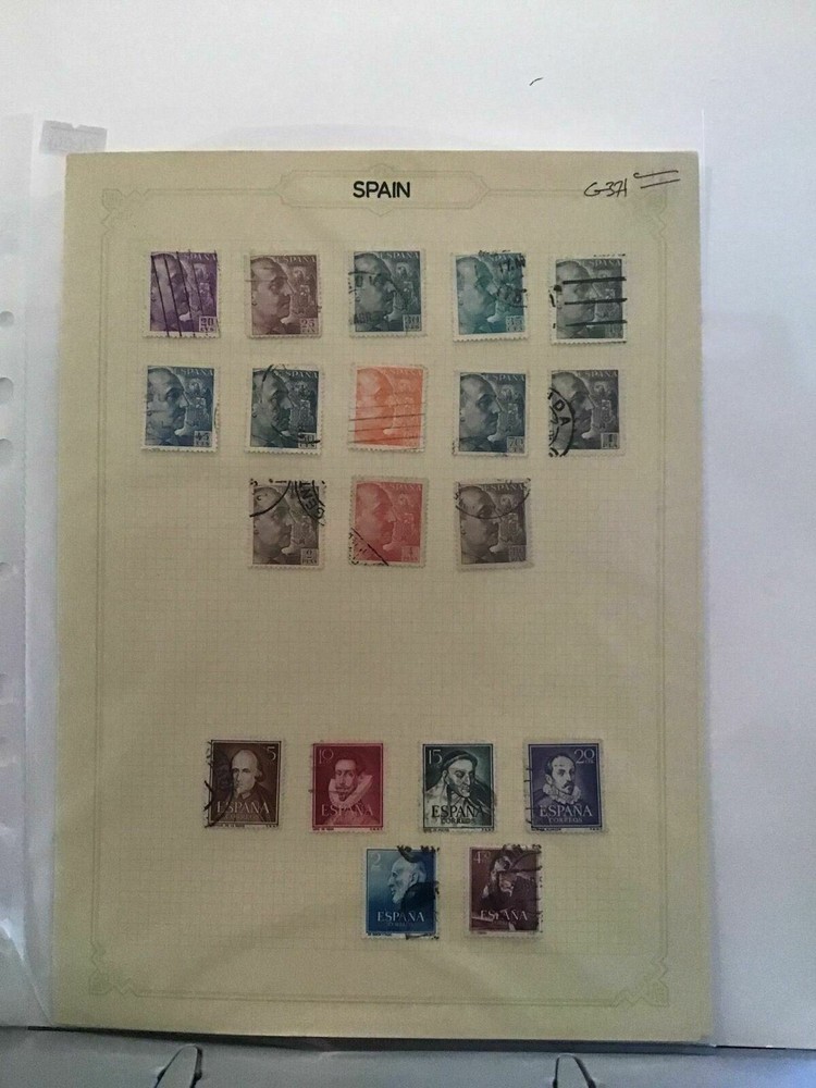 Spain People   Stamps pages   R26044