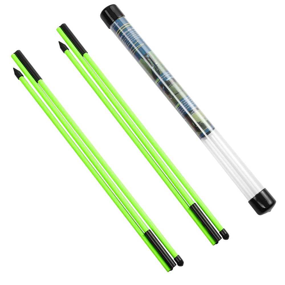 Golf Alignment Sticks - 2 Pack Collapsible Golf Practice Rods for Aiming, Put...