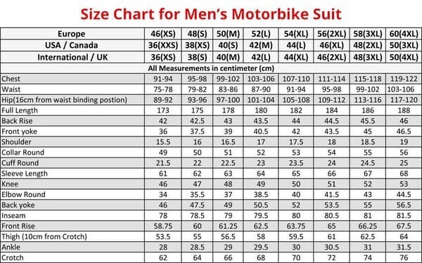 Motorbike Leather Racing Suit