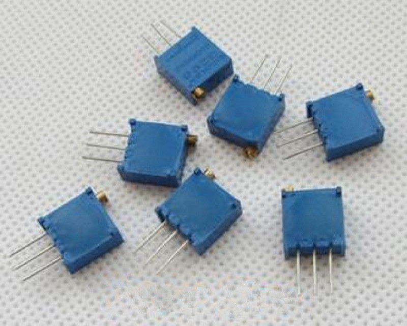 5 pcs 101 100 ohm 3296W Potentiometer Variable Adjustable Multiturn Trimmer