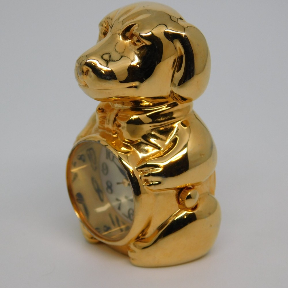 Collezio Dog Shape Table Clock New Battery