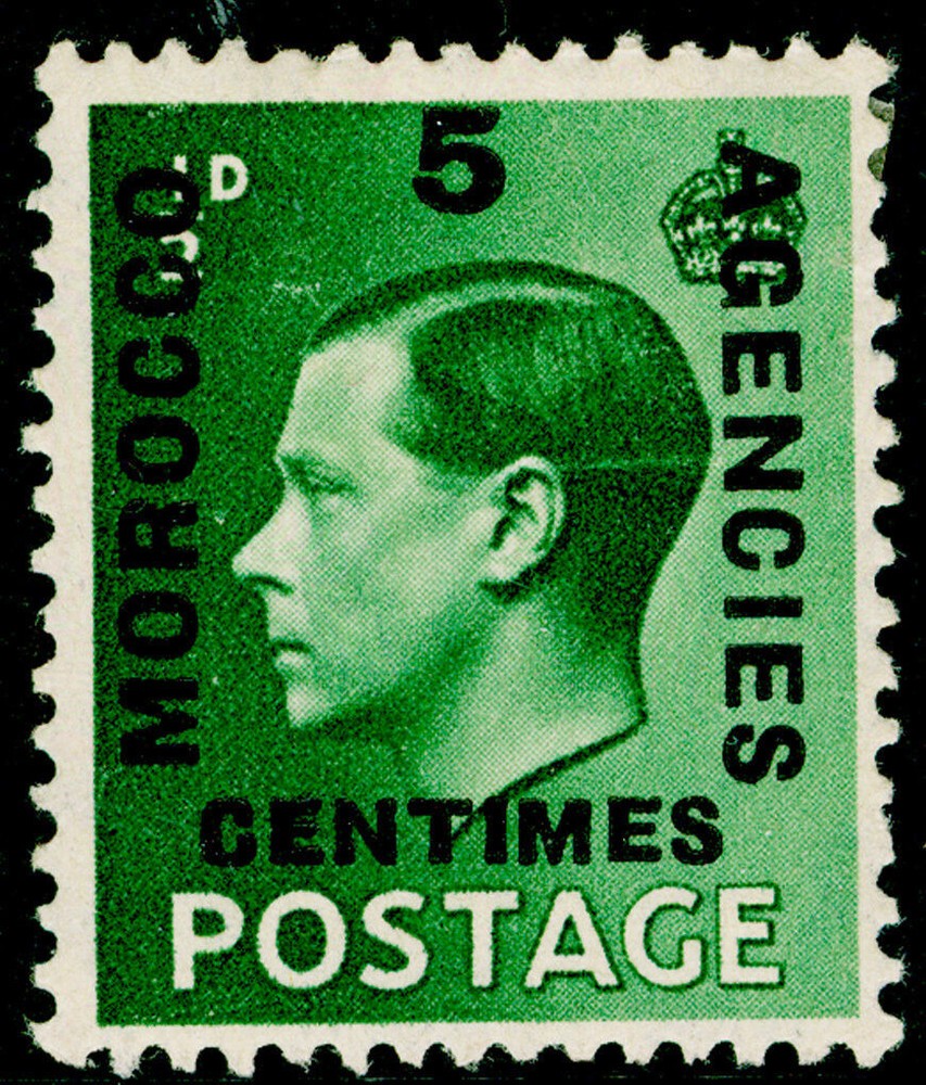 MOROCCO AGENCIES 1936 SG227 5c. ON ½d. GREEN   -  MNH