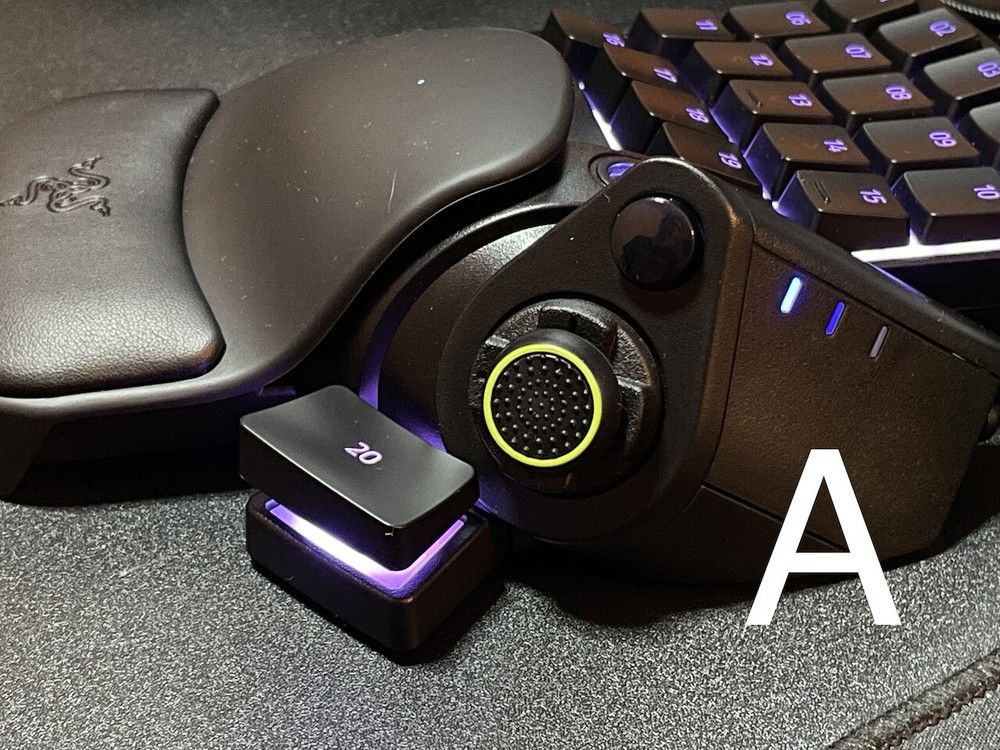 Razer Tartarus thumb joystick pad replacement for comfort and grip accessory