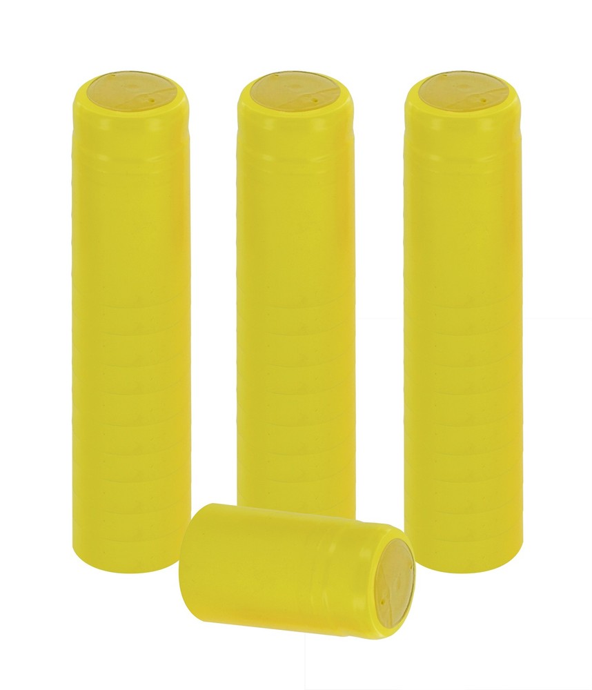 Home Brew Ohio Yellow PVC Shrink Capsules 30 count