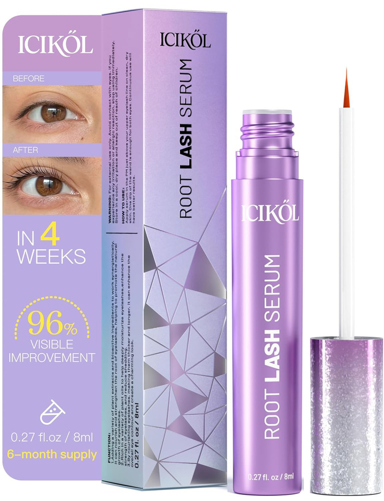 Lash Serum for Eyelash Growth, Advanced Peptide & Biotin Formula for Thicker, Fu